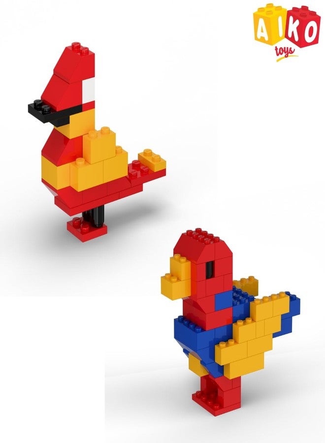 AIKO | Bird Paradise | Build Your Own Bird Garden | STEM Block Toy | Jungle Series| Compatible with Major Brands | Ages 6+ - Image 2